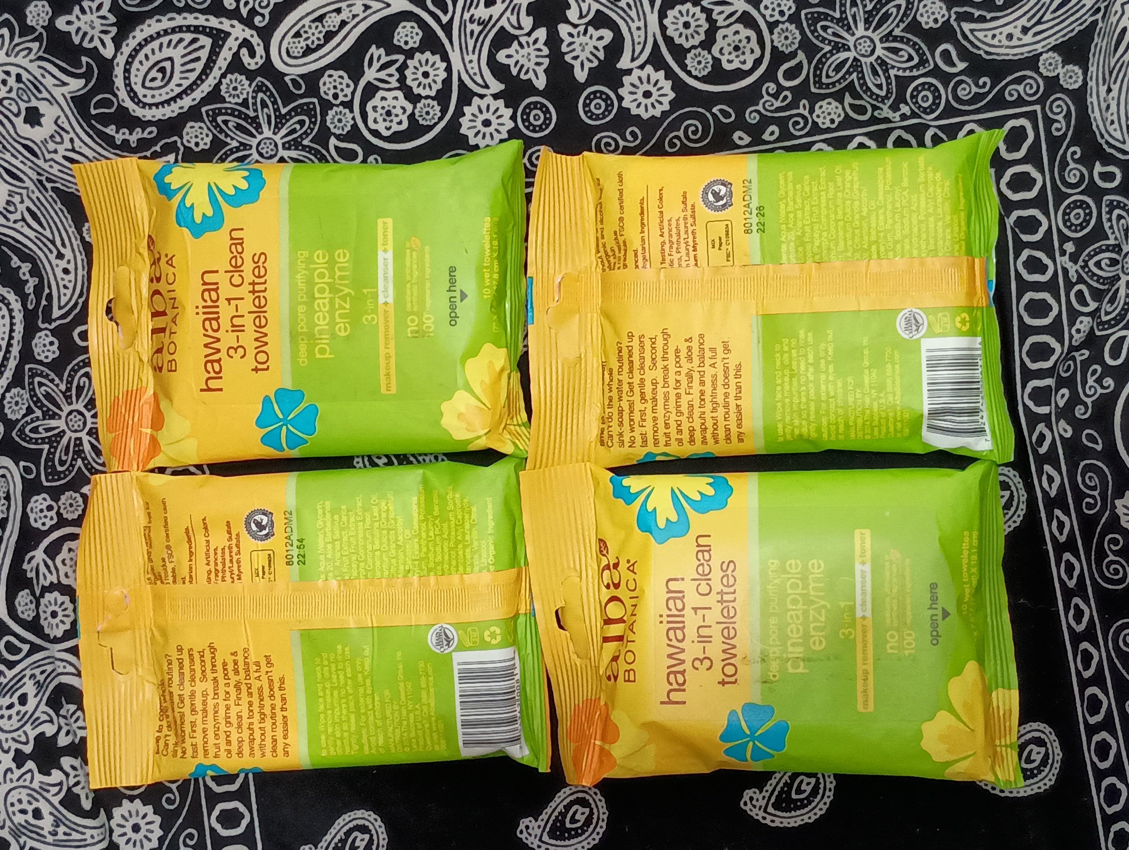 Hawaiian 3-in-1 Clean Towelettes (Deep Pore Purifying Pineapple Enzyme)